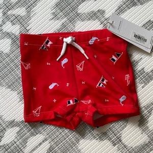 NWT Janie and Jack swim shorts, baby boy, size 3-6 months